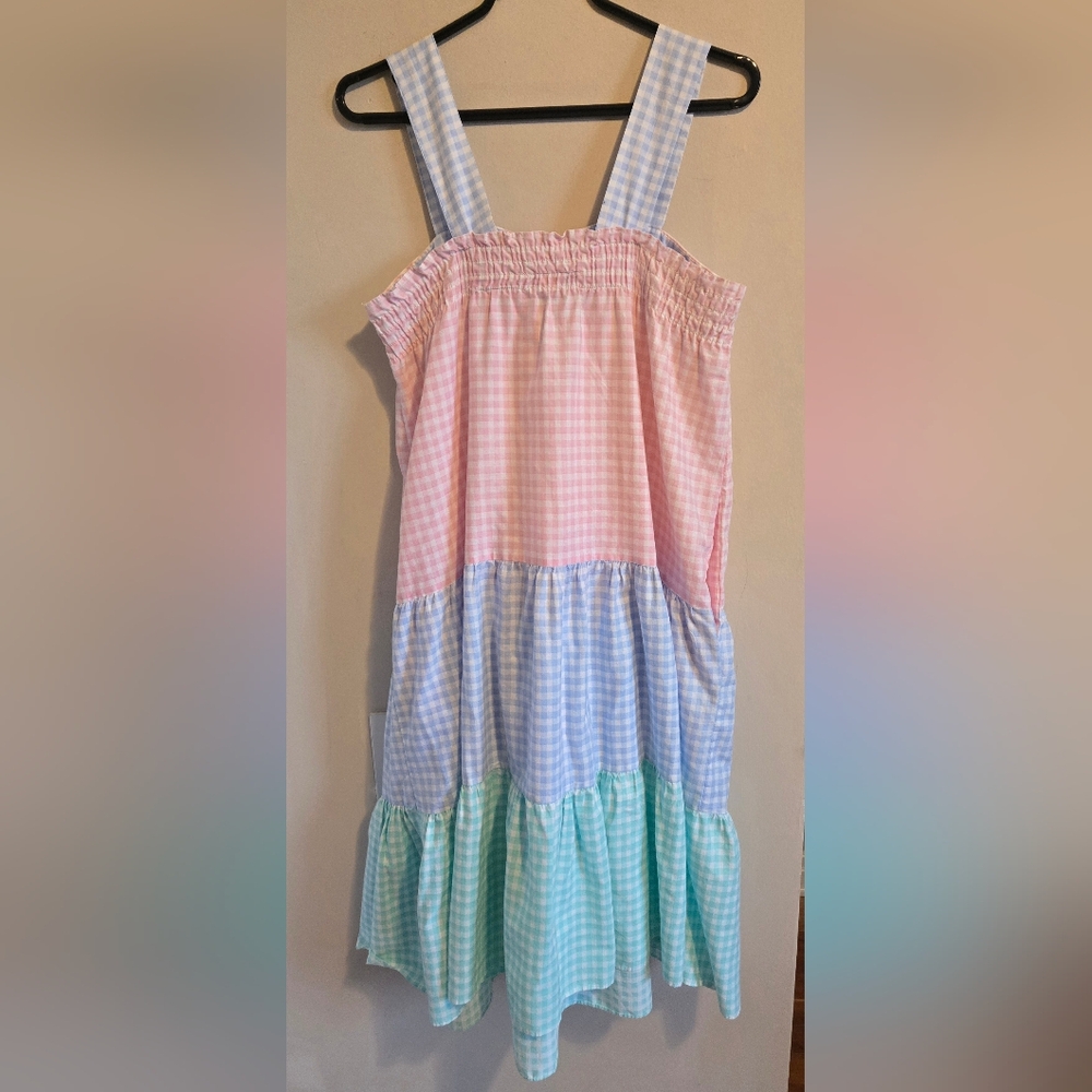 Vintage Gingham House Dress - Picture 2 of 8
